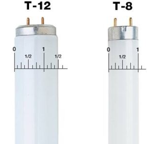 LED Sizes T-12 And T-8